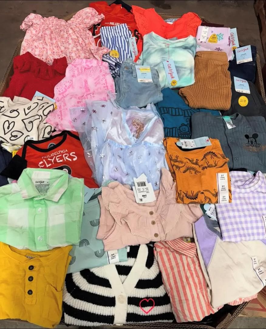 Palette de vêtements enfants — photo 3 du lot de liquidation