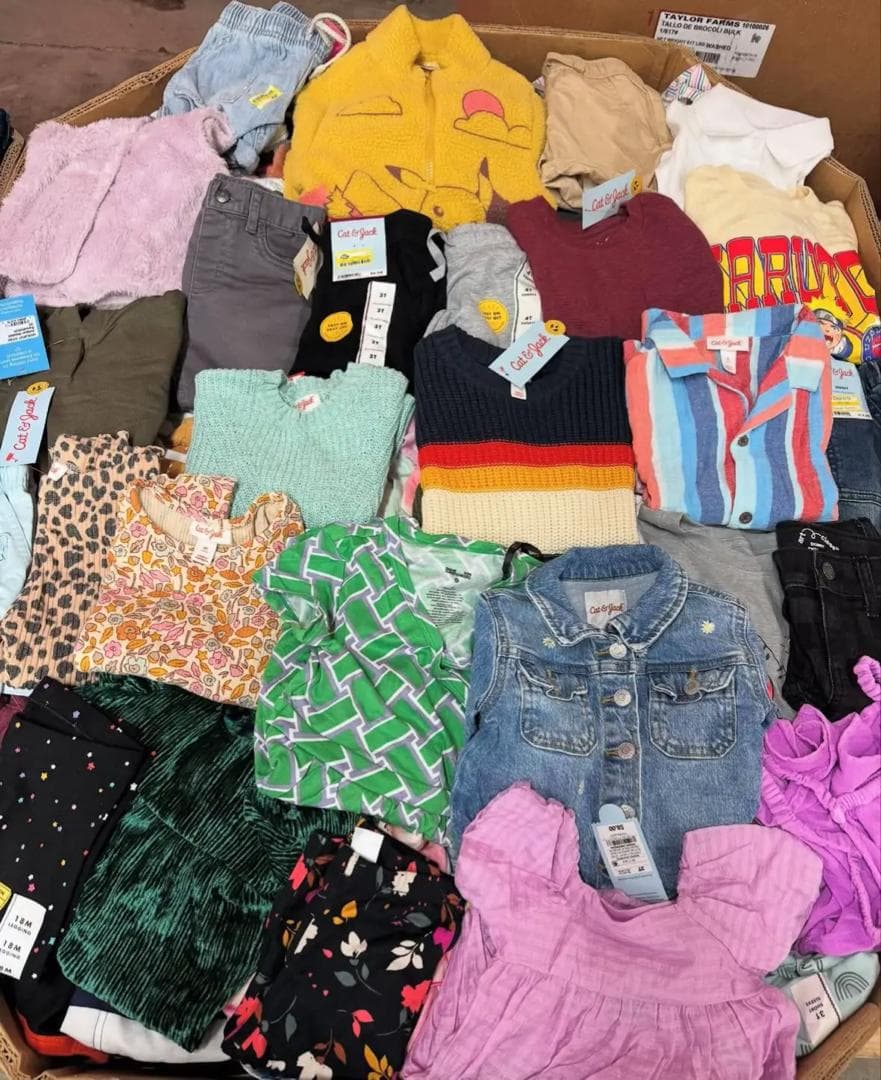 Palette de vêtements enfants — photo 4 du lot de liquidation