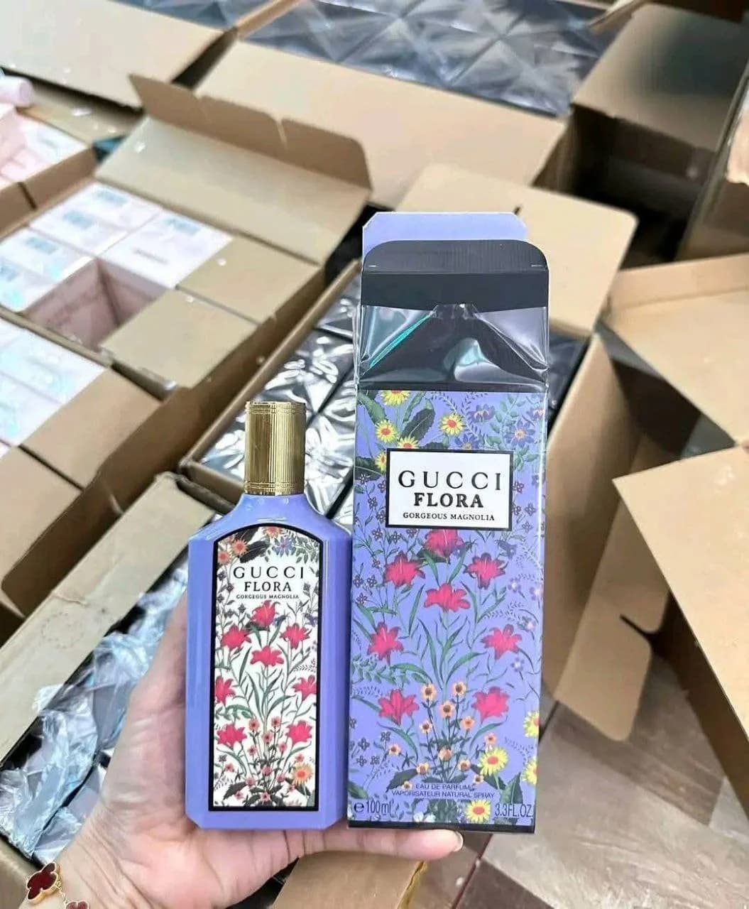 Achat de palettes de liquidation de parfums