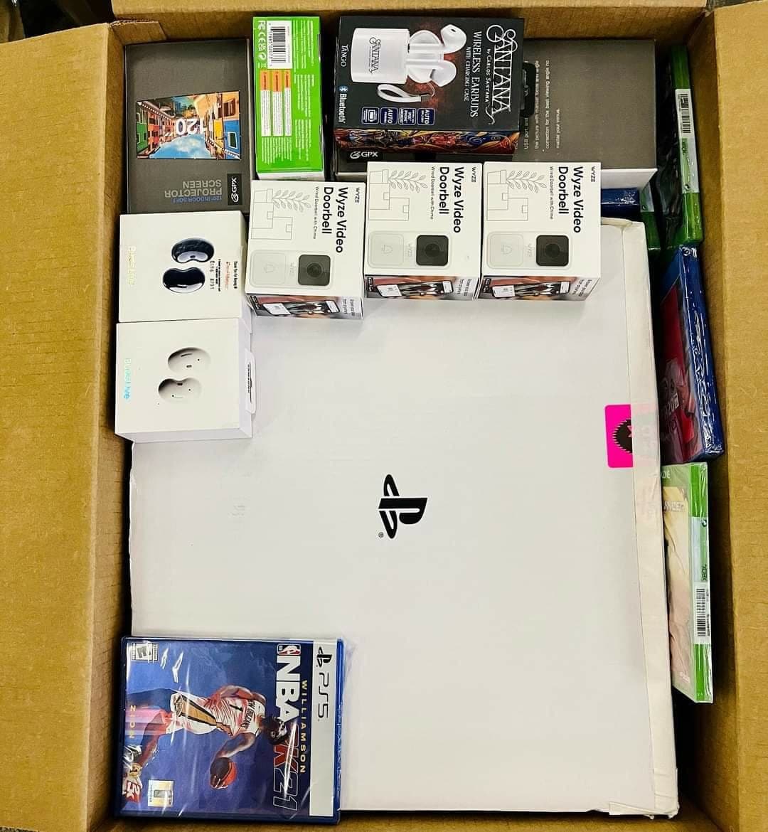 Palette Amazon d’électronique et marchandises générales — vue 2