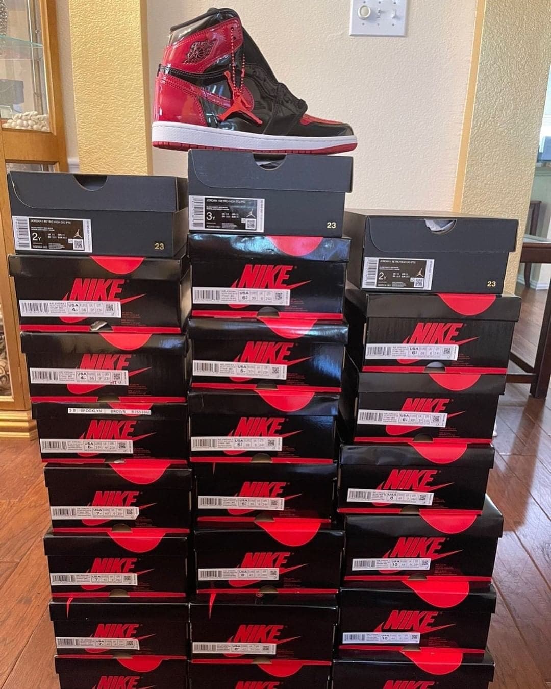 Palette de 60 paires de baskets Nike — vue 10