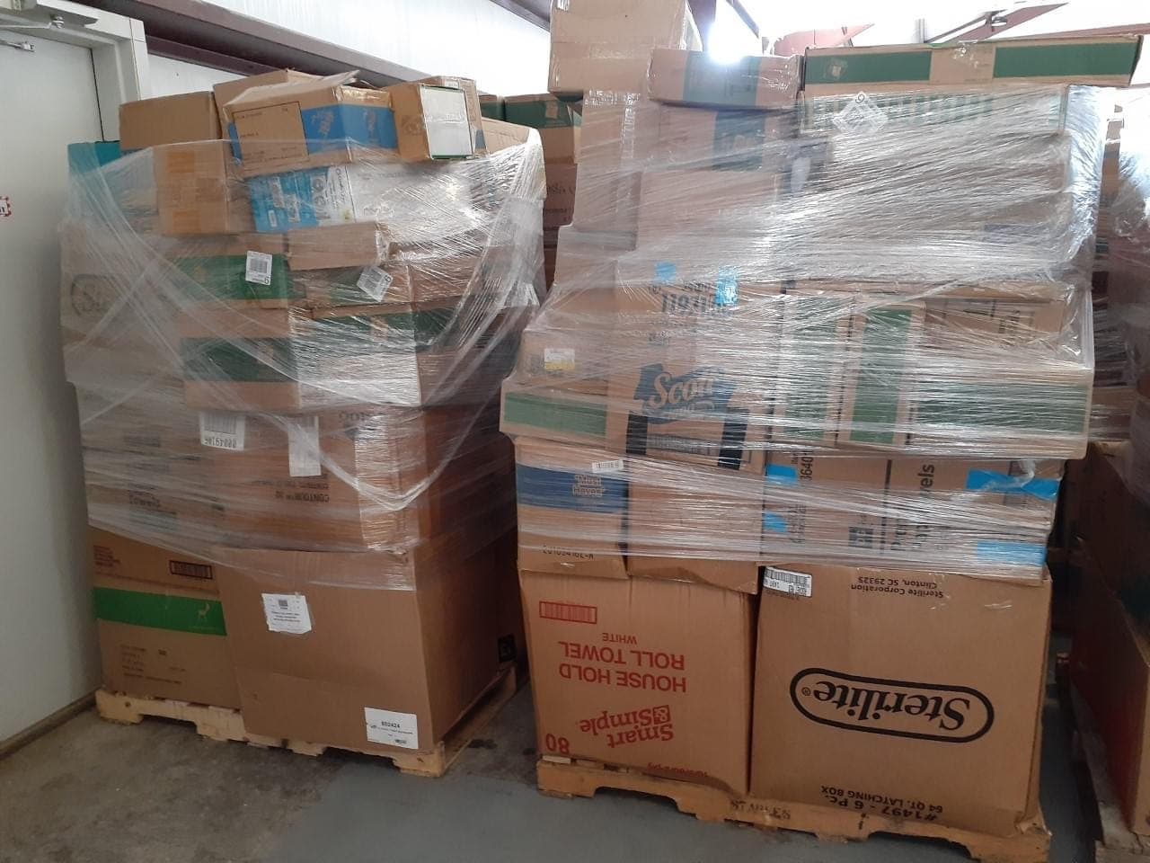 Palette de marchandises générales à fort volume — vue 1