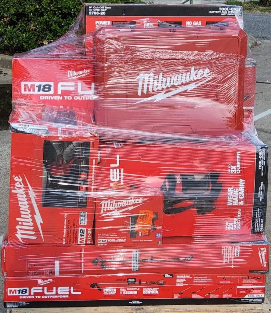 Palette de 35 à 40 outils DeWalt, Ryobi et Milwaukee — vue 11