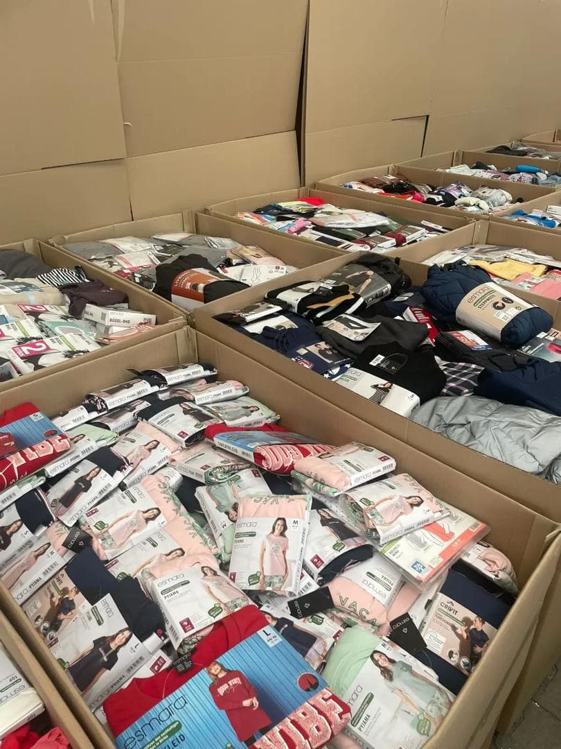Palette de vêtements mix – Homme, Femme & Enfant