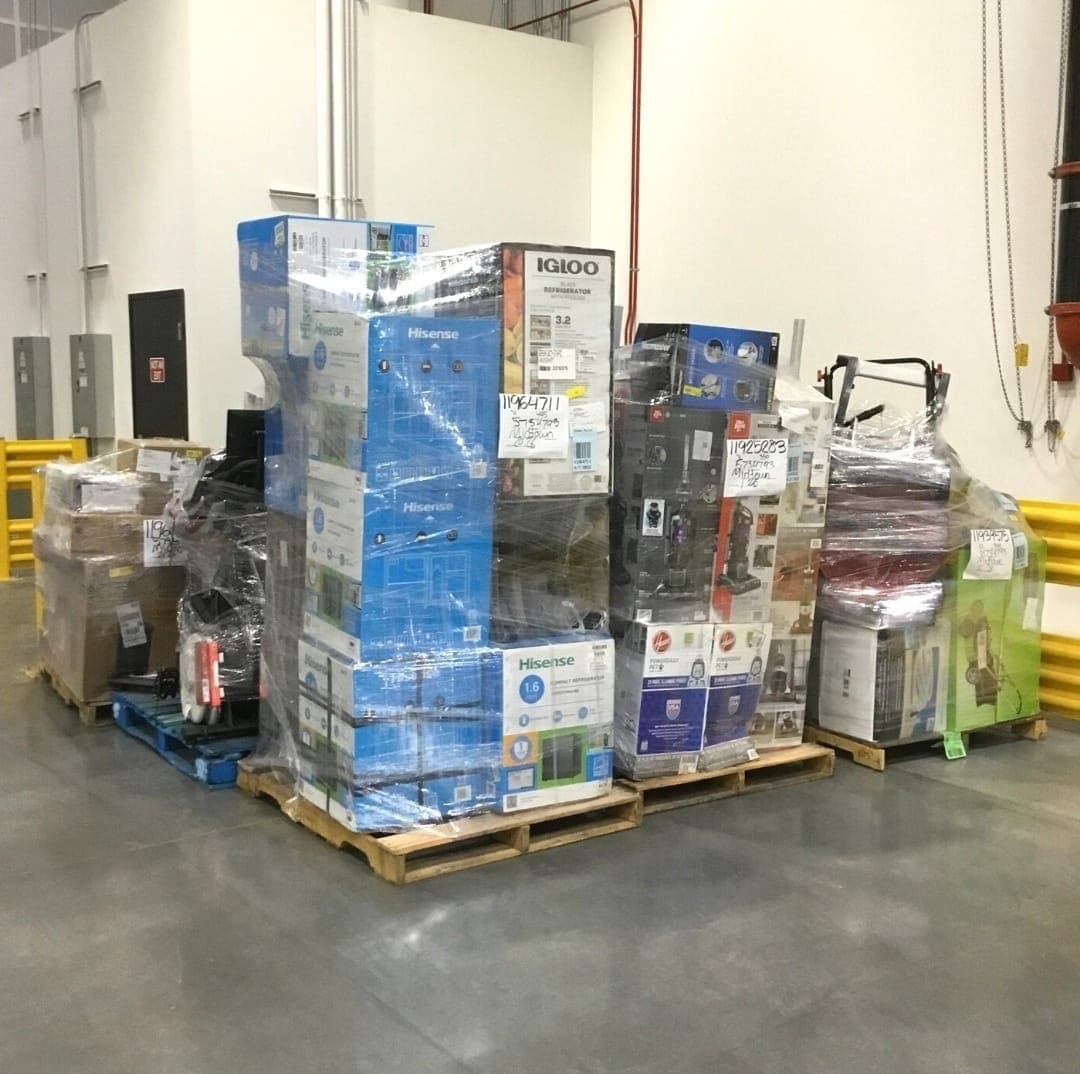 Camion complet de 30 palettes de marchandises mixtes — vue 2