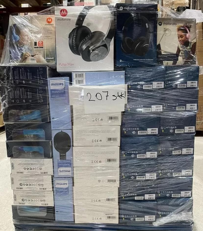 207x Motorola and Philips Wireless Bluetooth WiFi Headphones