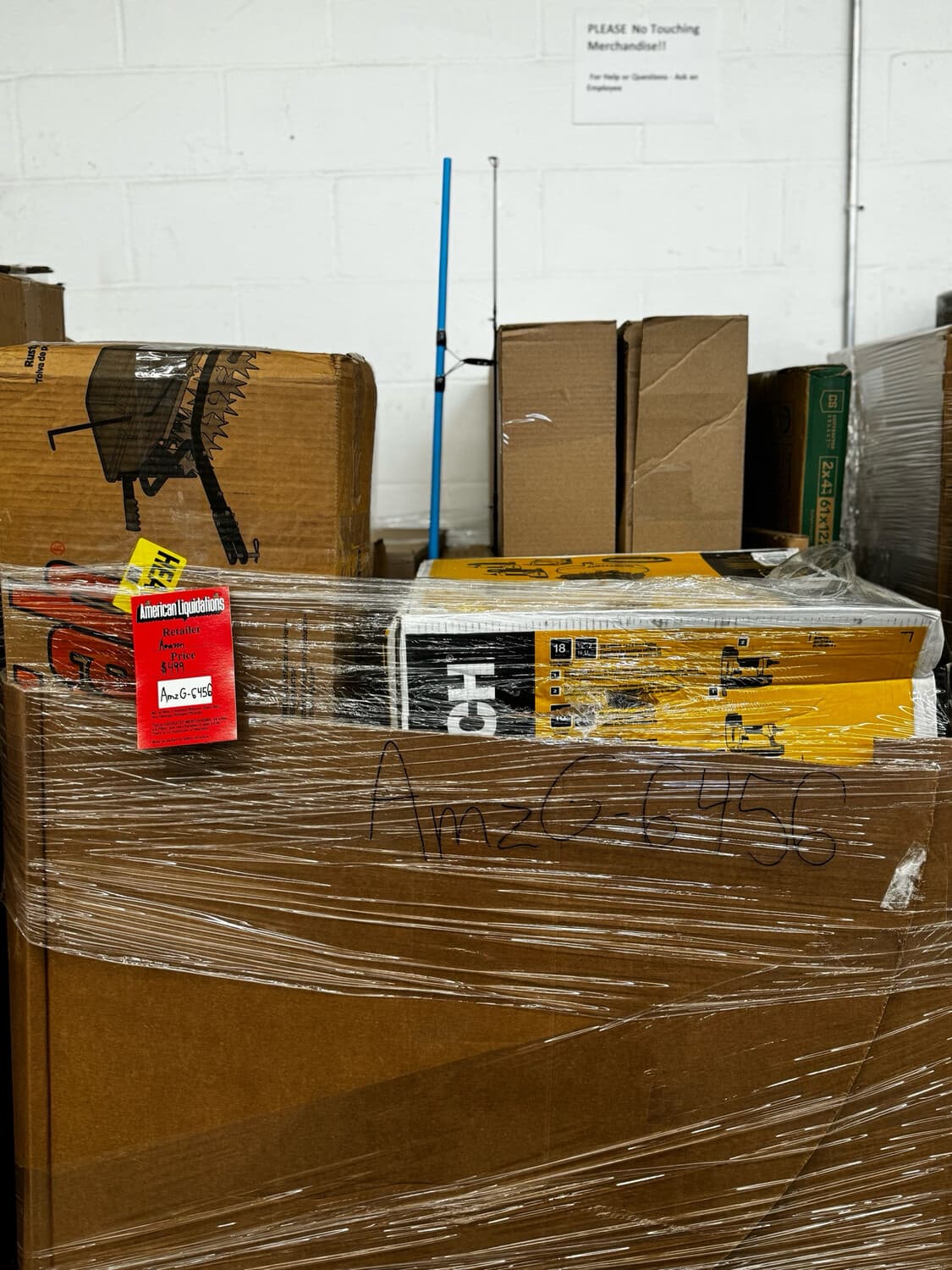 PALETTE DE MARCHANDISES GÉNÉRALES AMAZON – AMZG6456