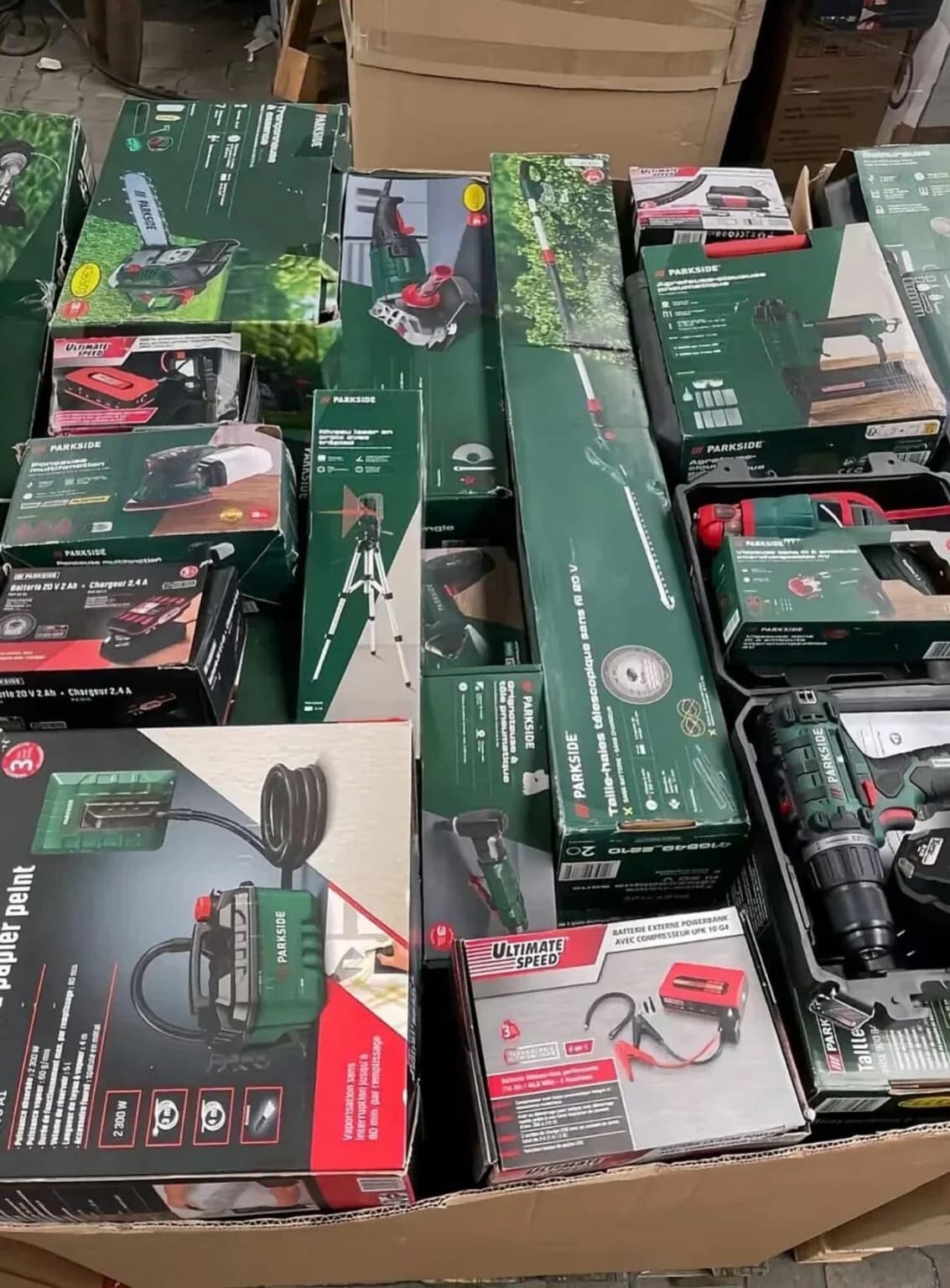 Palette d’outils Parkside