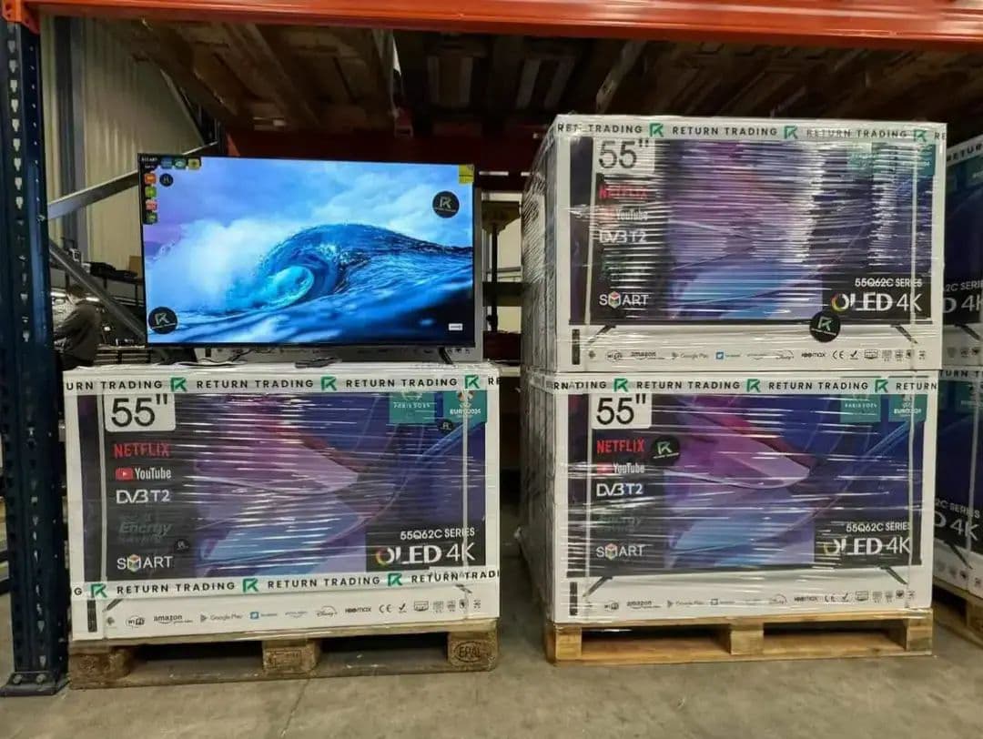 Palette TV Smart 55” 4K – Produits neufs