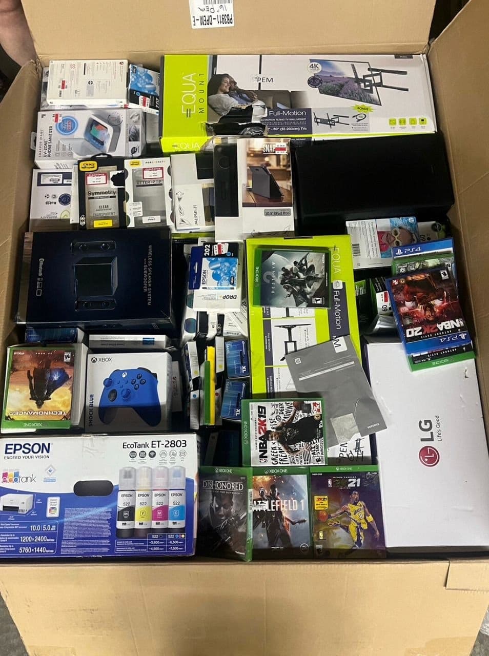 Target electronics mega mystery box pallet
